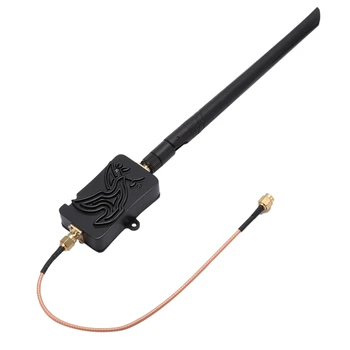 

Wireless WiFi Broadband Amplifier 4W 2.4Ghz 802.11B/G/N Bluetooth Router WLAN Power Range Signal Booster Antenna Wifi Amplifer-E