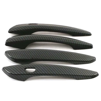 

Car Door Handle Trim Cover Carbon Fiber Outside Handle Cover for Mazda 3 Axela 2020