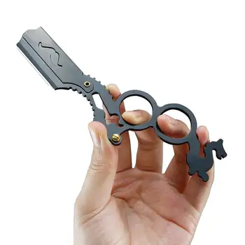 

Men Stainless Steel Straight Barber Edge Safety Razors Beard Shaving Knife Hair Removal Tools