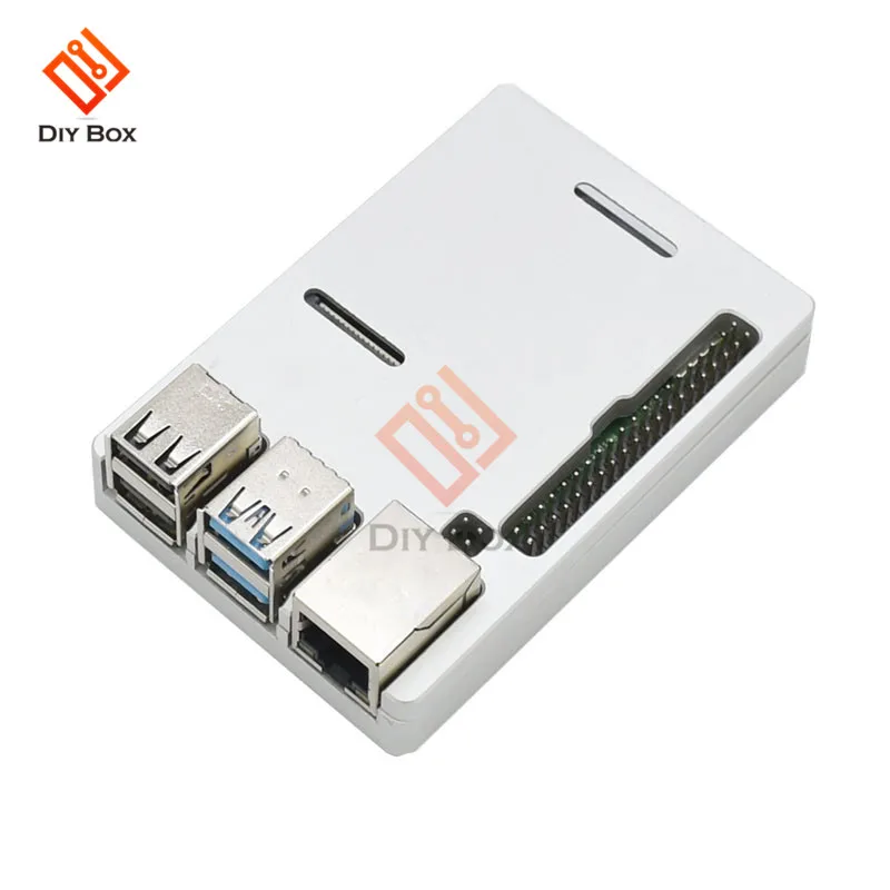 Чехол Raspberry Pi 4 для RPI 4B металлический чехол из алюминиевого сплава с ЧПУ