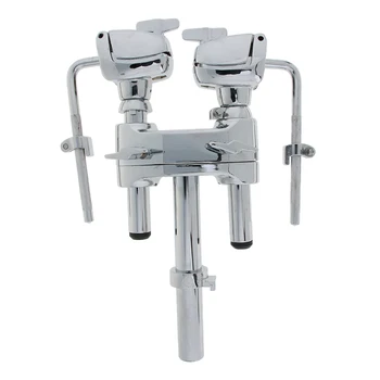 

Finest Tom Drum Mount Clamp Holder Rack Support DIY For Drummer Silver