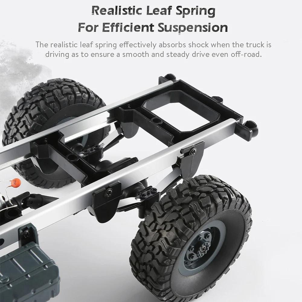  1:16 2.4G 6WD Remote Control Military Trucks 6 Wheel Drive Off-Road RC Vehicle Model Army Climbing 