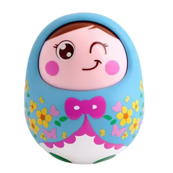 

Baby Toy Rattle Tumbler Doll Sweet Bell Music Roly-Poly Learning Educational Toys Christmas Gifts Kid'S Toy