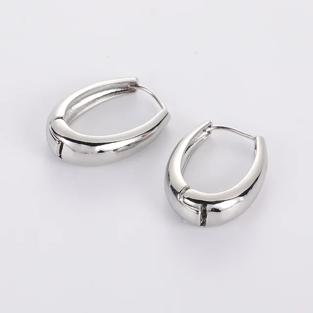 New Hot Sale Fashion Metal Drop Earrings For Women Vintage Hoop Earrings 2021 Trend Korean Fashion Jewelry Party Christmas Gift EH005B