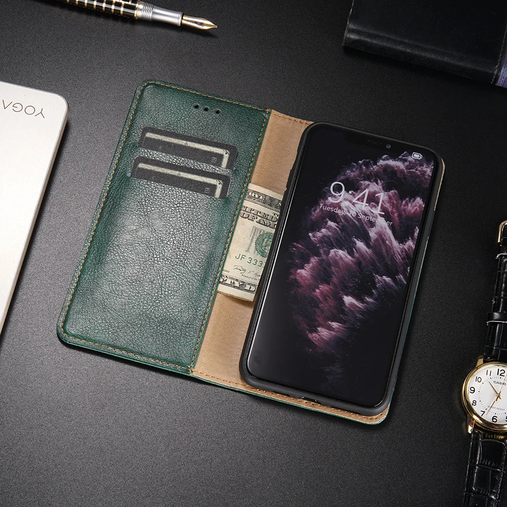 Чехол для Xiaomi Redmi Note9S флип кейс Note 9S чехол кошелек кожаная сумка TPU 9 S задняя