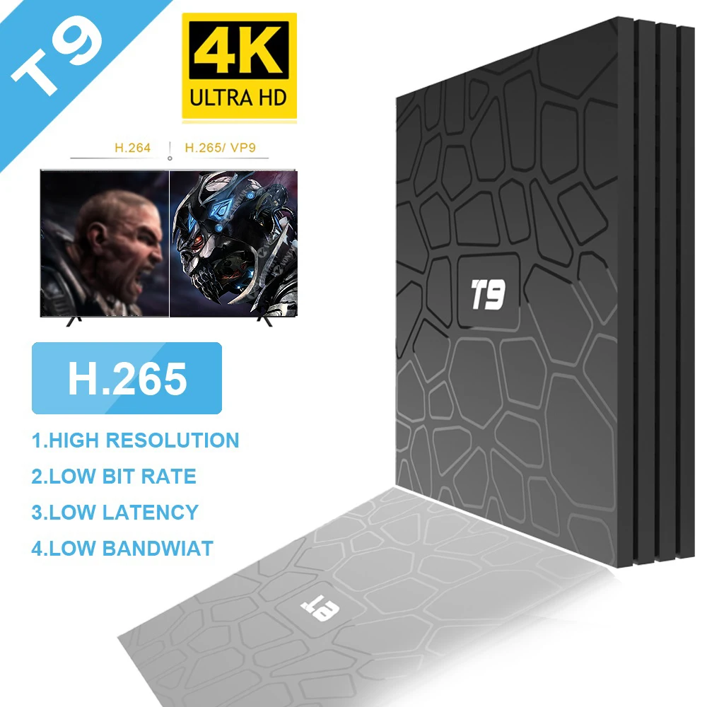 VONTAR T9 Android tv Box Android 9,0 4 ГБ 32 ГБ 64 Гб Smart tv Rockchip 1080P H.265 4K GooglePlay 2 Гб 16 Гб медиаплеер PK H96 max