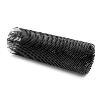 

Aluminum Mesh Grill Cover Car Bumper Fender Hood Vent Protector Universal Black Soft But Durable, Easy To Cut And Install