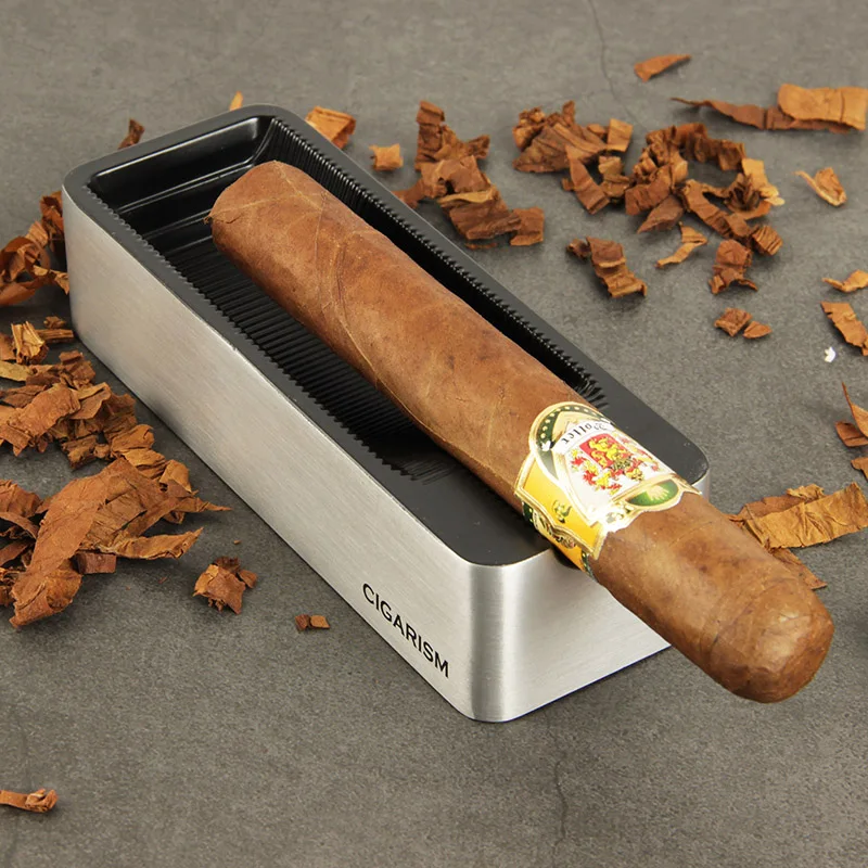 CIGARISM креативная двойная металлическая пепельница из алюминиевого сплава для путешествий