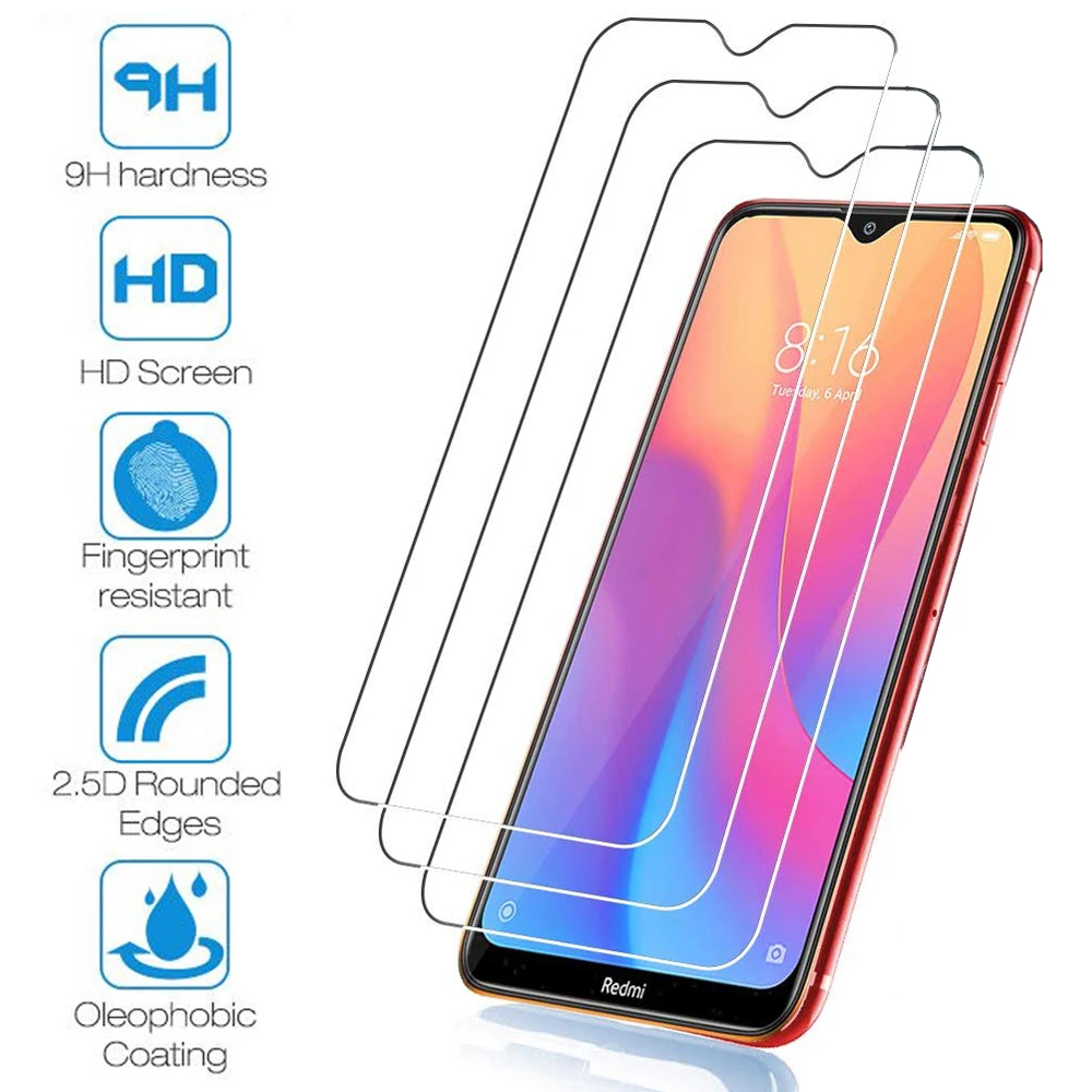 2 шт. закаленное стекло для Xiaomi Redmi 8 8A Clear HD 9H защита экрана на redmi red mi 8a redmi8 redmi8a