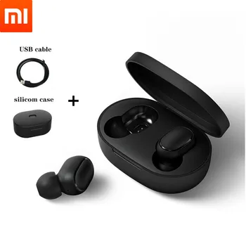 

Redmi Xiaomi Airdots TWS Bluetooth Earphones Wireless 5.0 Bluetooth Earphone AI Control Gaming Headset With Mic Noise reduction