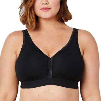 

Women Fashion Casual Ultra-thin Solid Color Bra No Trace Large Size New