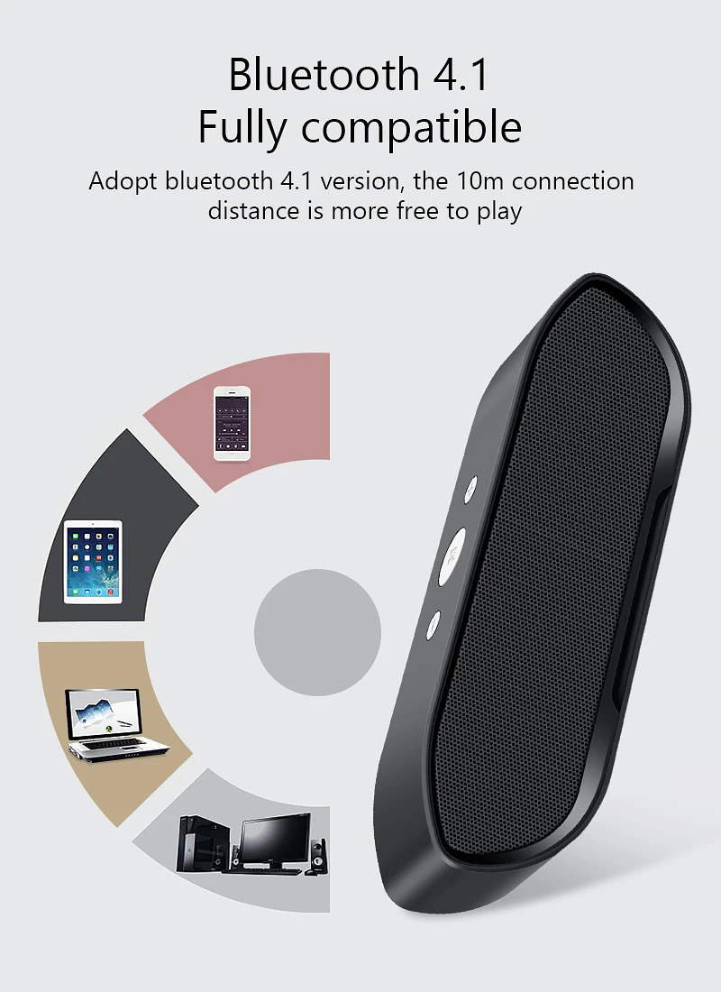 Портативный беспроводной Bluetooth динамик стерео большой мощности MP3 музыкальный микрофон сабвуфер динамик s для iPhone компьютер бас динамик Altavoz