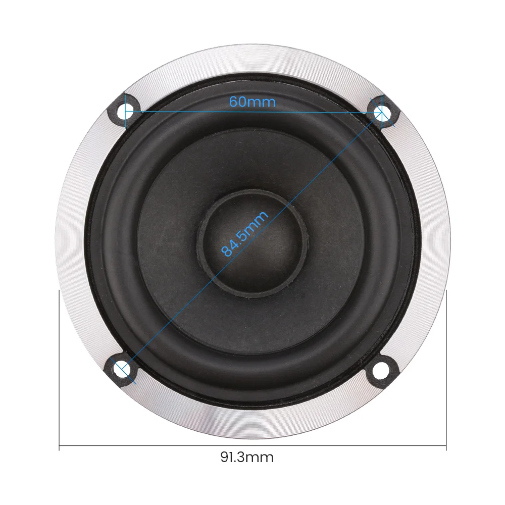 AIYIMA 2Pcs 3 Inch Mid Range Audio Speaker Driver 4 8 Ohm 15W Car Sound Speaker Wool Paper Cone Aluminum Full Range Loudspeaker