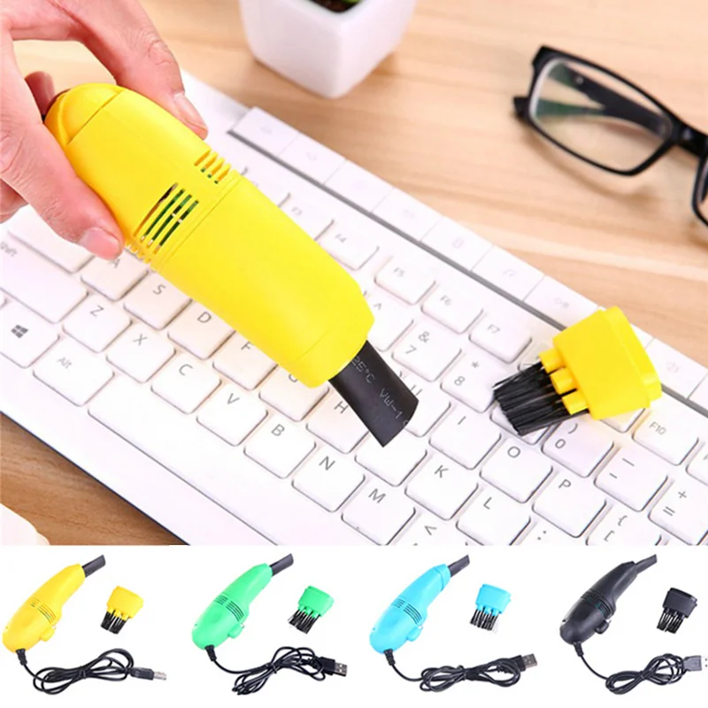 Пылесос для клавиатуры Mini USB Компьютерный пылесос клавиатура щетка очиститель ПК щетка для ноутбука пылевое устройство для чистки домашнего офиса