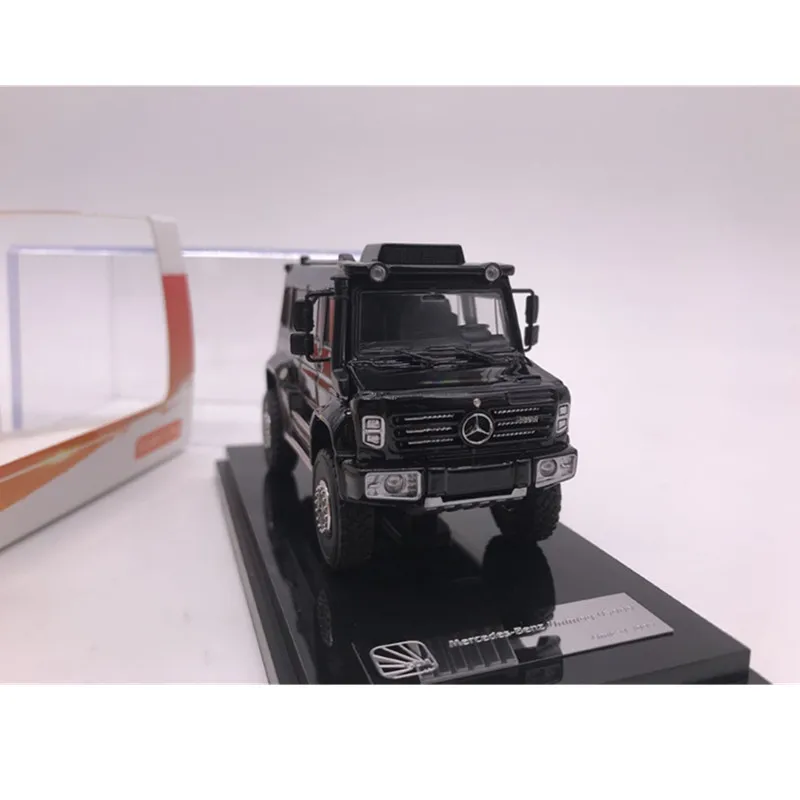 GLM 1/64 масштаб Mercedes Benz Unimog U5000 SUV черный 2012 литья под давлением модель автомобиля