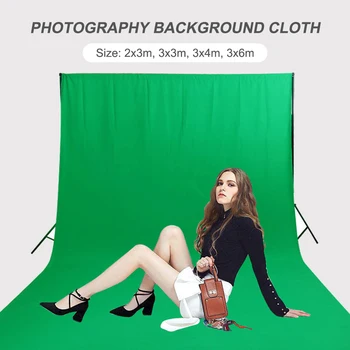

Green Screen Backdrop Smooth Muslin Background For Photoshoot Photography Backgrounds Cloth Sheet for Photo Studio Video