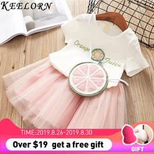 Keelorn/платье для девочек; Летние Детские платья для девочек; модная детская одежда; Дизайнерская одежда для маленьких девочек; Детские платья для девочек