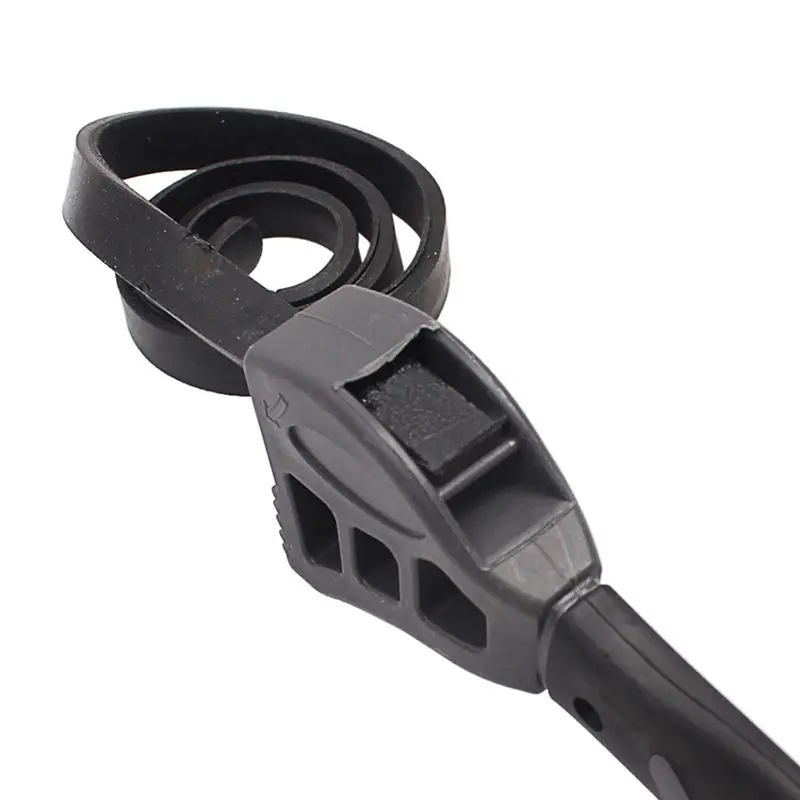 Top-500mm Multitool Universal Wrench Black Rubber Strap Adjustable Spanner For Any Shape Opener Hand Tool Car Repair Tools