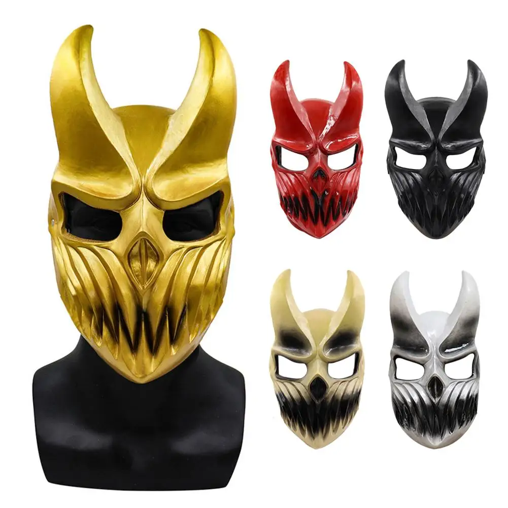 

Halloween Mask Kid Of Darkness Full Mask Headgear Cosplay Props For Electronic Music Festival For Adults And Children