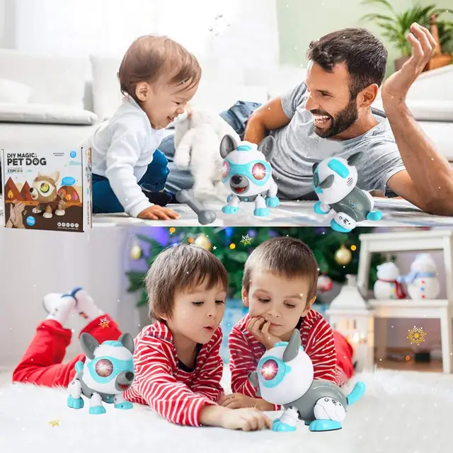 STEM 장난감 DIY 로봇 개: 자녀의 학습과 놀이를 위한 혁신적 선물