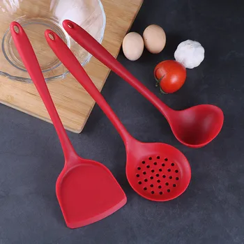 

3PCS Kitchen Utensils Set Cooking Utensils Set Silicone Kitchen Tools Gadgets Spatula Set Non-stick Cookware Kitchen Tools