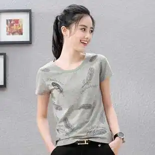 

2020 Women Short Sleeve Shirt black Top Garment