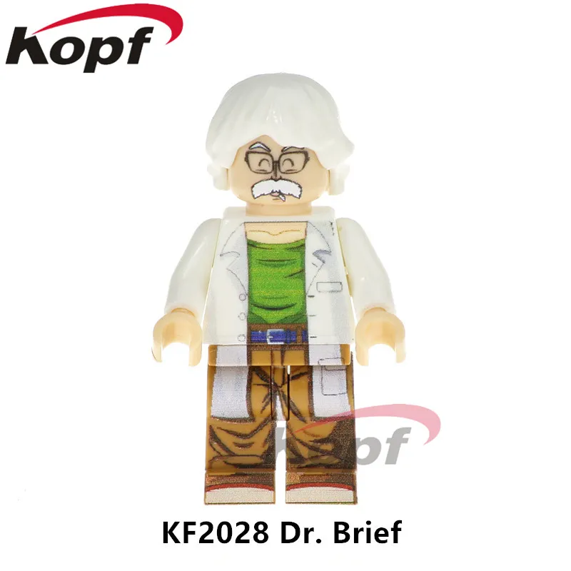 KF2028 Without Box Строительные блоки супер героев, фигурки Dragon Ball Z г-н сатана фрайза, малыш Гоку SSJ3, коллекция кирпичей, детские игрушки для детей KF8023 - Цвет: KF2028 Without Box