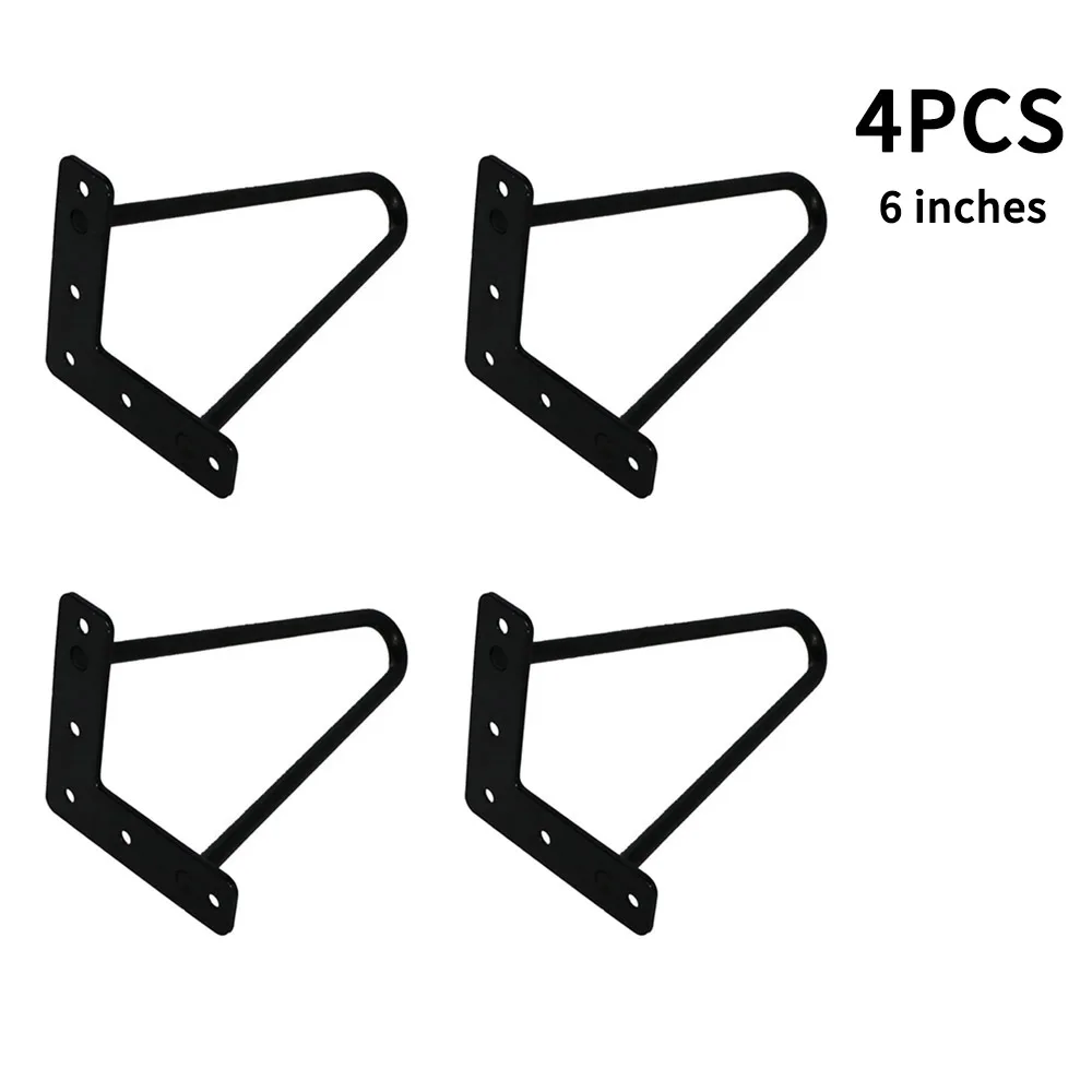 

4Pcs Solid Iron Metal Table Desk Leg Coffee Table Chair Laptop Desk Hairpin Legs Anti Slip DIY Furniture Legs
