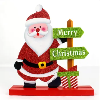 

Christmas Decorations Wooden Desktop Small Ornaments for Home Office Bedroom Desktop Decoration Birthday Gift for Kids Friends