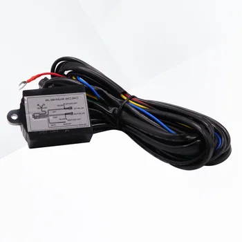 

DRL Controller Multfunctional LED Daytime Running Light DRL Controller LED Daytime Running Light Liner Car Accessories (Black)