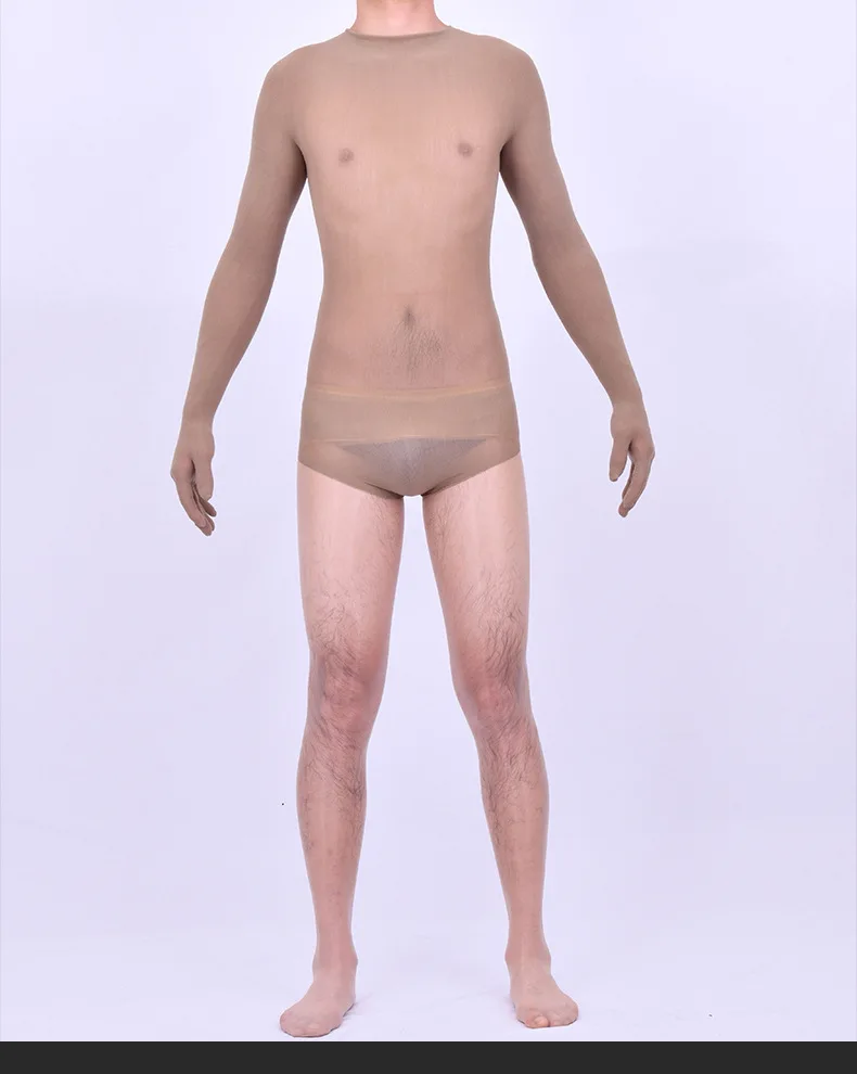 Ecoosexy Unisex 80d Seamless Five Fingers Long Sleeve Bodysuit Half Coat Zentai One Piece Tights Diy Any Cut Bodystocking Catsuit Leotard -Zentai shop online H88f386774f5a467fbf58089d01ff17f6k.jpg