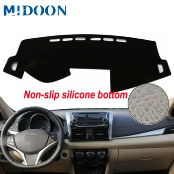 

Car Dashboard Cover Dash Mat Dash Pad DashMat Carpet ANti-UV Automobile NON-Slip For Toyota Vios 2014 2015 2016 2017