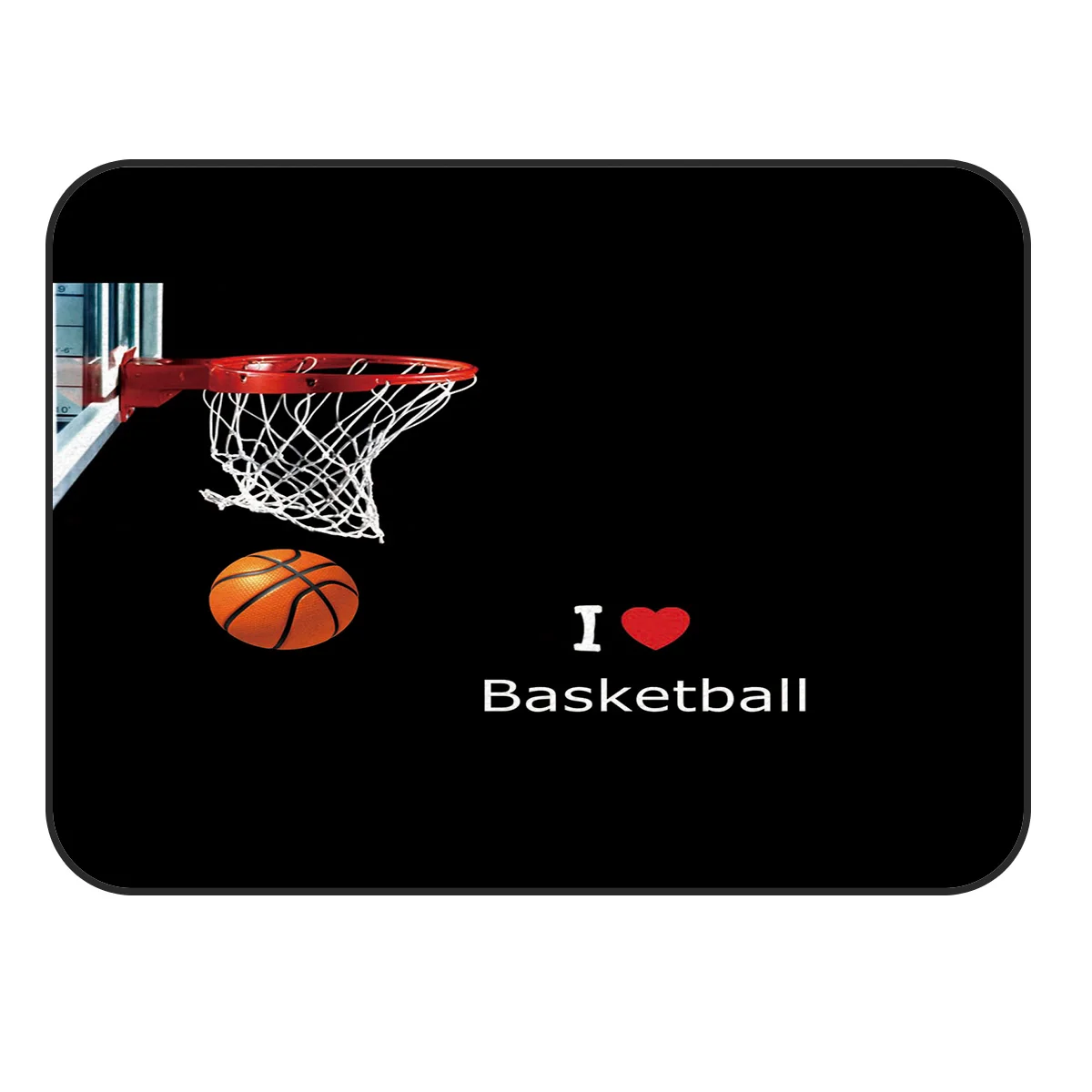 CHARMHOME Soft Carpet Anti-slip Rug I Love Basketball Player Carpet for Living Room Home Decor Mat