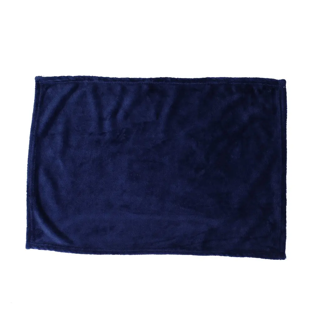 dark blue Удобное, супер мягкое, сохраняющее тепло фланелевое одеяло большого размера, одноцветное, цветное, для дома, дивана, постельные принадлежности, для офиса, автомобиля, одеяло, домашний текстиль - Цвет: dark blue