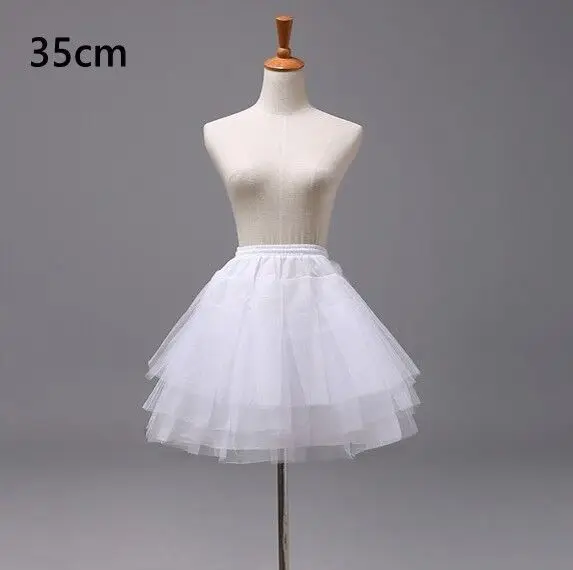 petticoat 35cm ; Новинка года; детская одежда для маленьких девочек; трикотажное праздничное платье принцессы без рукавов для девочек; детское платье на День святого Валентина - Цвет: petticoat 35cm