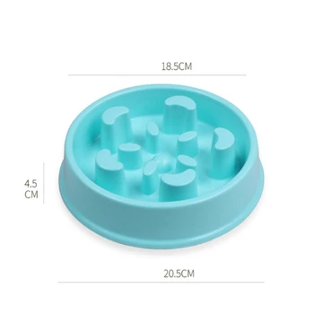 

Pet Slow Food Bowl Anti-choking Dog Bowl Puzzle Pet Slow Feeder Cat And Dog Feeder Silicone Feeder Dog Bowl
