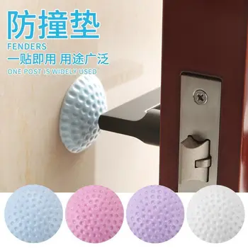 

Mute Door after Wall Crash Cushion Golf Type Rubber Anti-Fender Door Handle Door Lock Protective Pad
