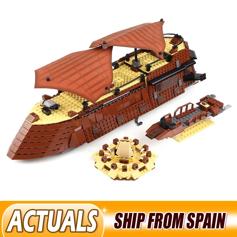 

05090 Star The Jabba`s Toy Sail Barge Set compatible with 6210 Children Educational Building Blocks Brick Wars Toys