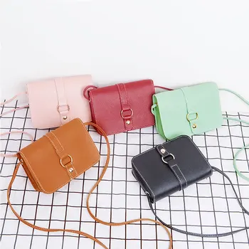 

2020 New Pure Color Chain Bag Women's Fashion Shoulder Bag Lock Messenger Bag Simple Bag
