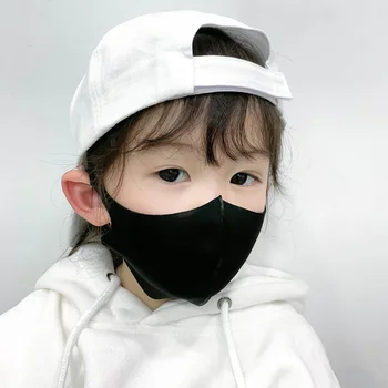 

3PCs Reusable Mouth Mask Cotton Blend Dustproof Anti Dust Nose Protection Face Mouth Masks for Man Woman Adults Kids Black
