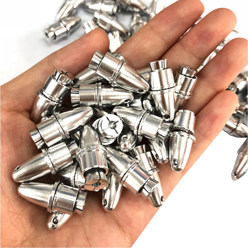 Adaptateurs d'arbre moteur RC en métal, lot de 5 pièces.