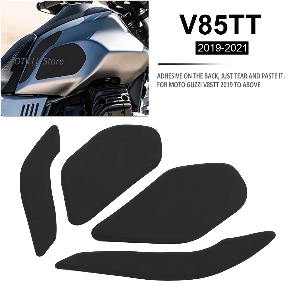 

2019-новинка, боковая подкладка на топливный бак мотоцикла для Moto Guzzi V85TT V 85 TT, прокладки на бак, защитные наклейки, наколенник, Тяговая подкладка v85tt