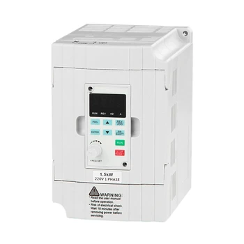 

SVD-ES Series Single Phase VFD Drive VFD Inverter Professional Variable Frequency Drive 1.5KW 220V 7A for Spindle Motor Speed Co