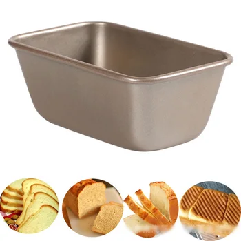 

Large Tin Baking Mould Rectangle Carbon Steel Bread Cake Toast Mold Non-stick Household Kitchen Accessories