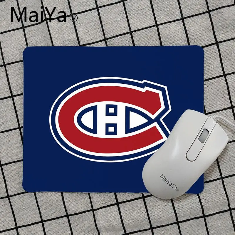 Maiya высокое качество Montreal Canadiens ледяной хоккейный коврик для мыши геймерская игра коврики Лидер продаж подставка под руку мышь - Цвет: No Lock Edge25x29cm