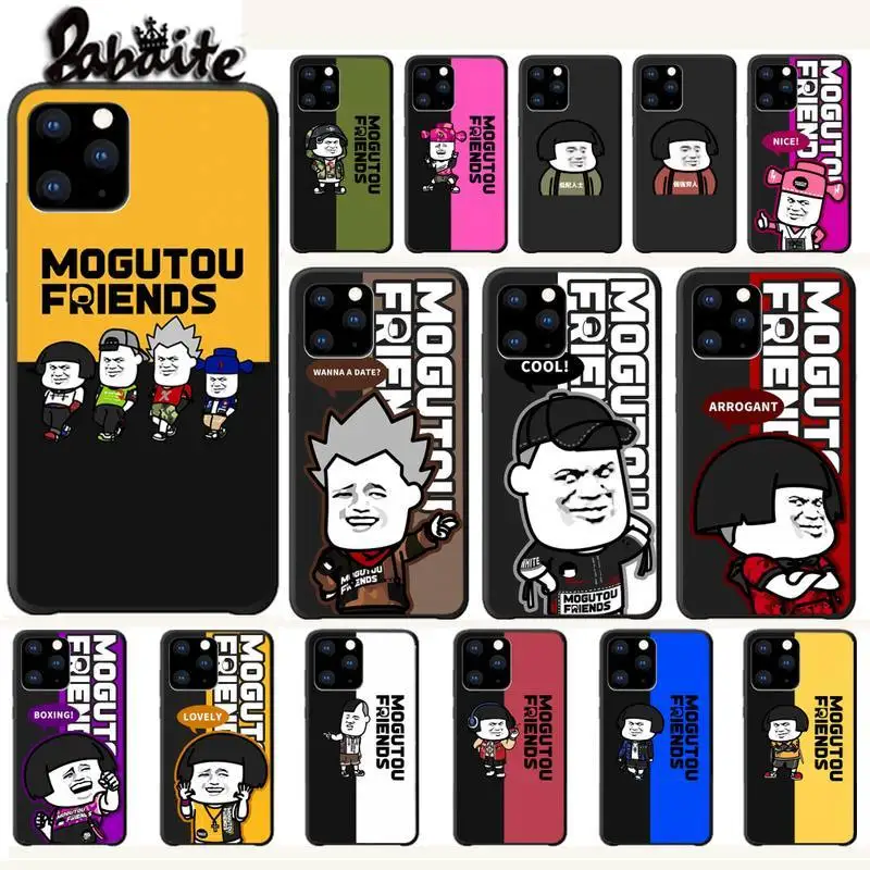 Funny Emoticons Mushroom Head Luxury Phone Case Funda For Iphone 5s Se 2020 6 6s 7 8 Plus X Xs Max Xr 11 Pro Cases Coque | Мобильные