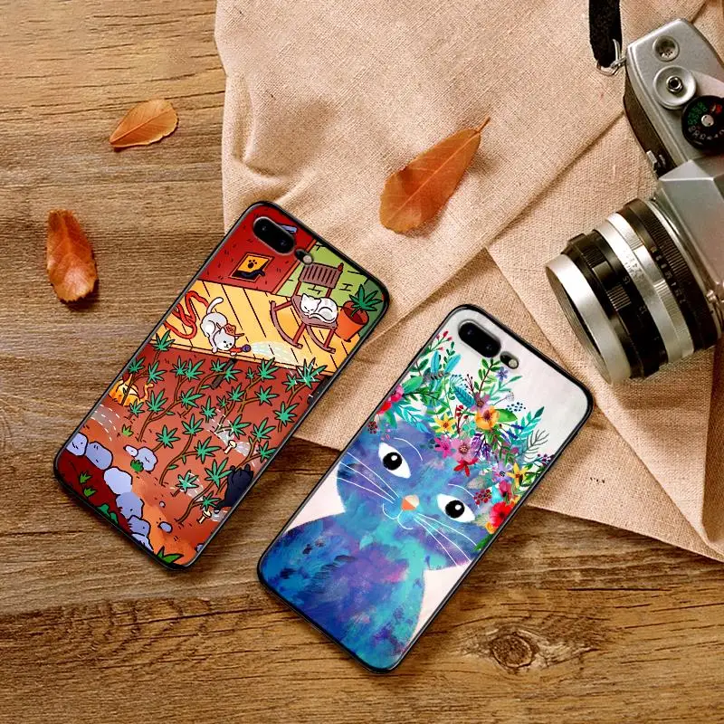 For Xiaomi Redmi pro 6 Note 5 8 K20 Pro 7 4X 5A 16G 32G GO 7A soft TPU Back Cover Cat cartoon | Мобильные телефоны и