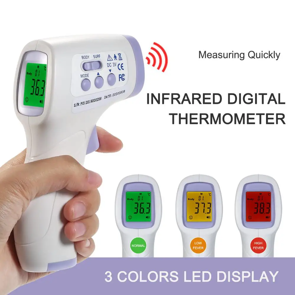 Forehead Thermometer Non Contact Infrared Thermometer Body Temperature Fever Digital Measure Tool for Baby Adult|Temperature Instruments| - AliExpress
