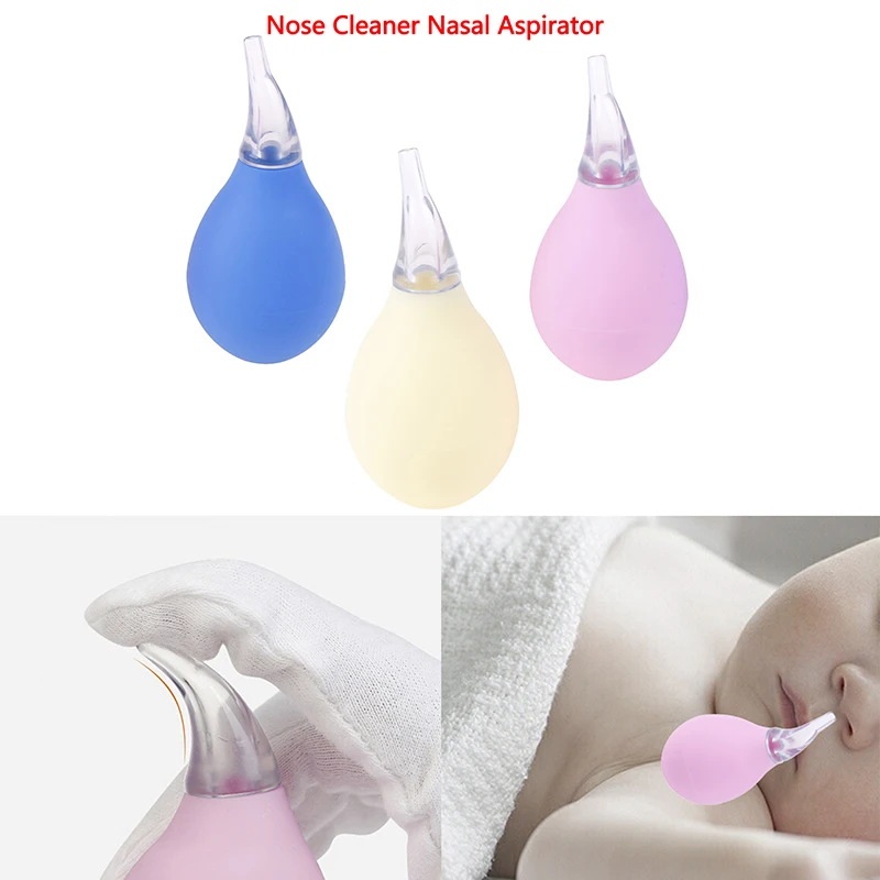

1Pc Kid Baby Nasal Aspirator 3colors Nose Cleaner Newborn baby sucker cleaner Sniffling Equipment Safe Hygienic Nose aspirator