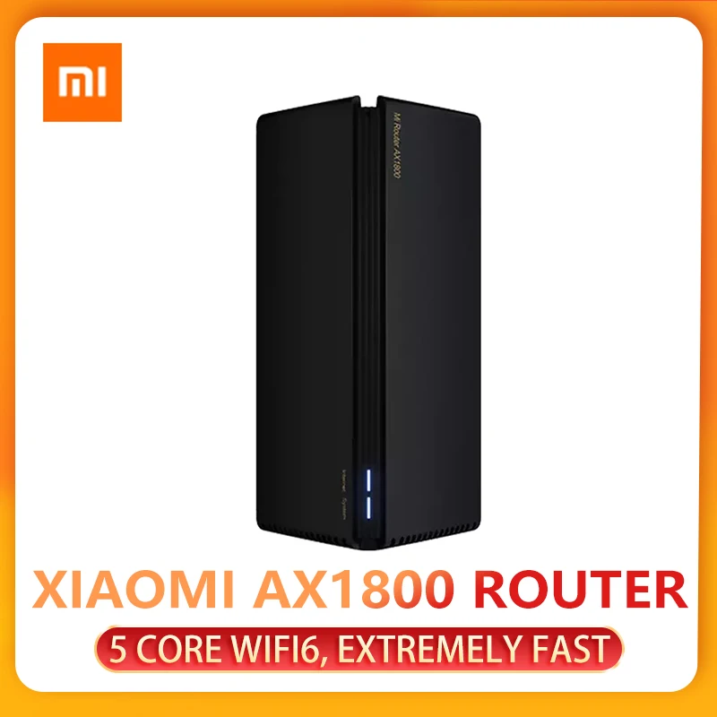 Xiaomi AX1800 Wireless Router Mesh WIFI VPN Dual-Frequency 256MB 2.4G 5G Full Gigabit OFDMA Repeater Signal Amplifier PPPoE | Компьютеры и